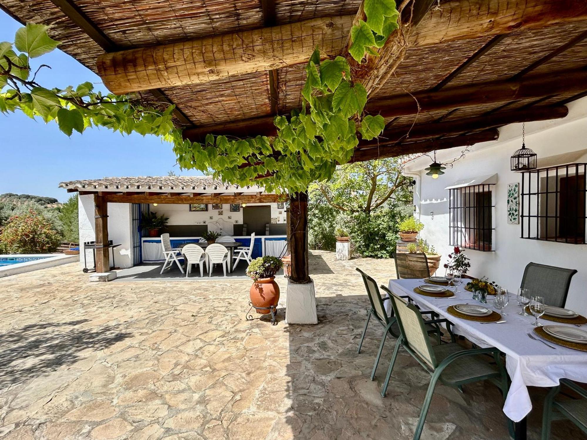 Refugio Andaluz Con Piscina Entre Olivos Villanueva de Tapia Ngoại thất bức ảnh