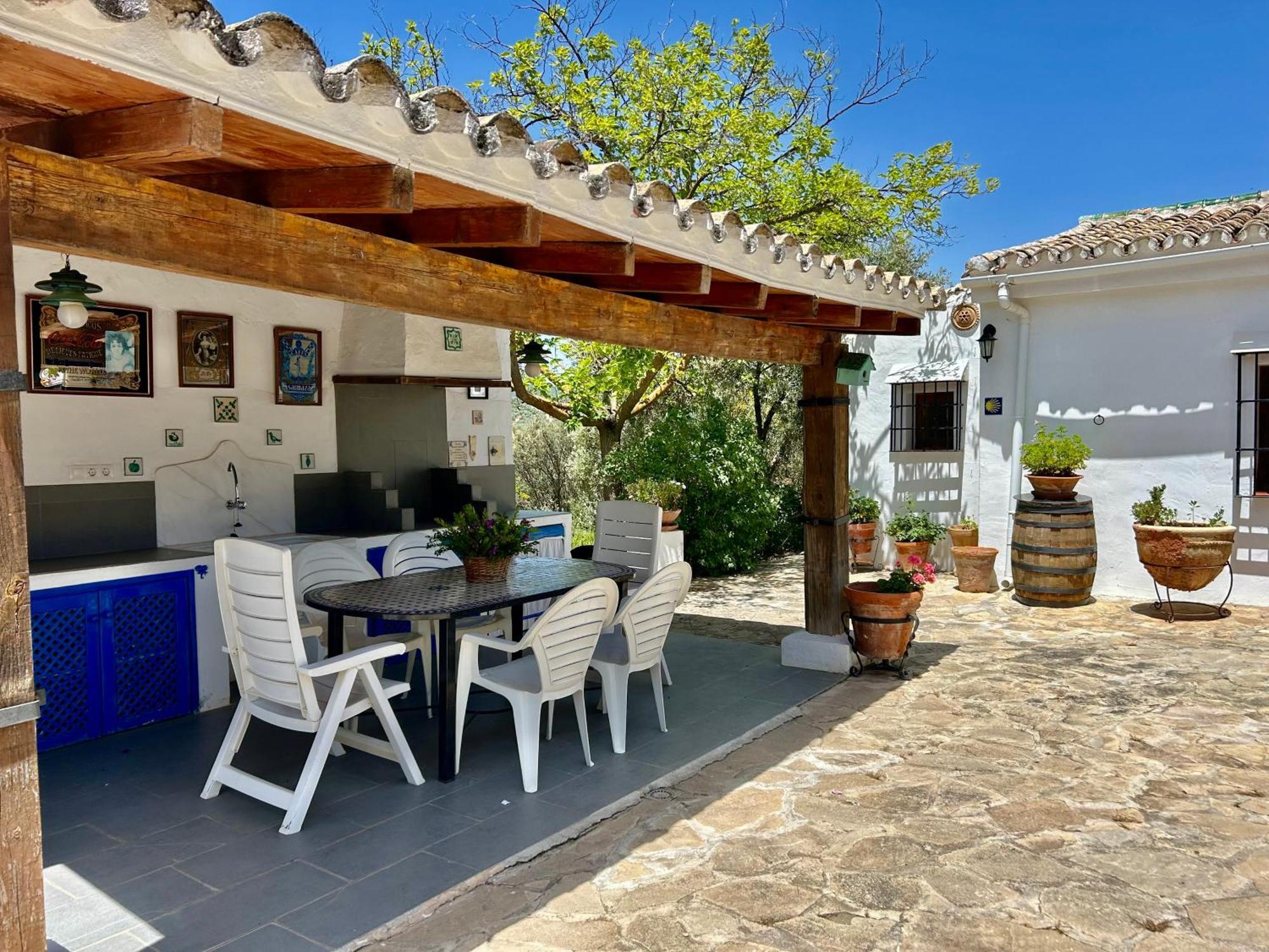 Refugio Andaluz Con Piscina Entre Olivos Villanueva de Tapia Ngoại thất bức ảnh