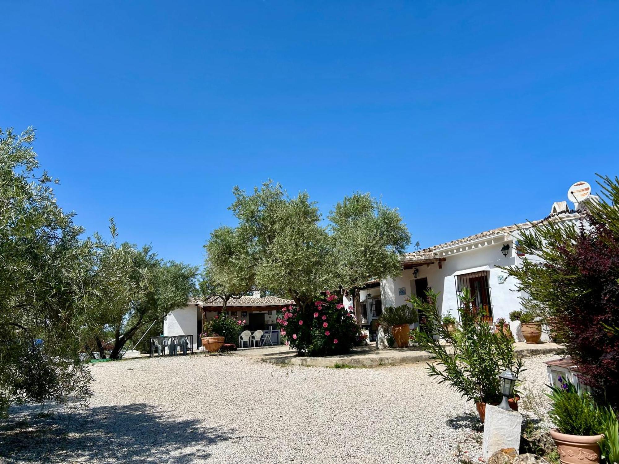 Refugio Andaluz Con Piscina Entre Olivos Villanueva de Tapia Ngoại thất bức ảnh